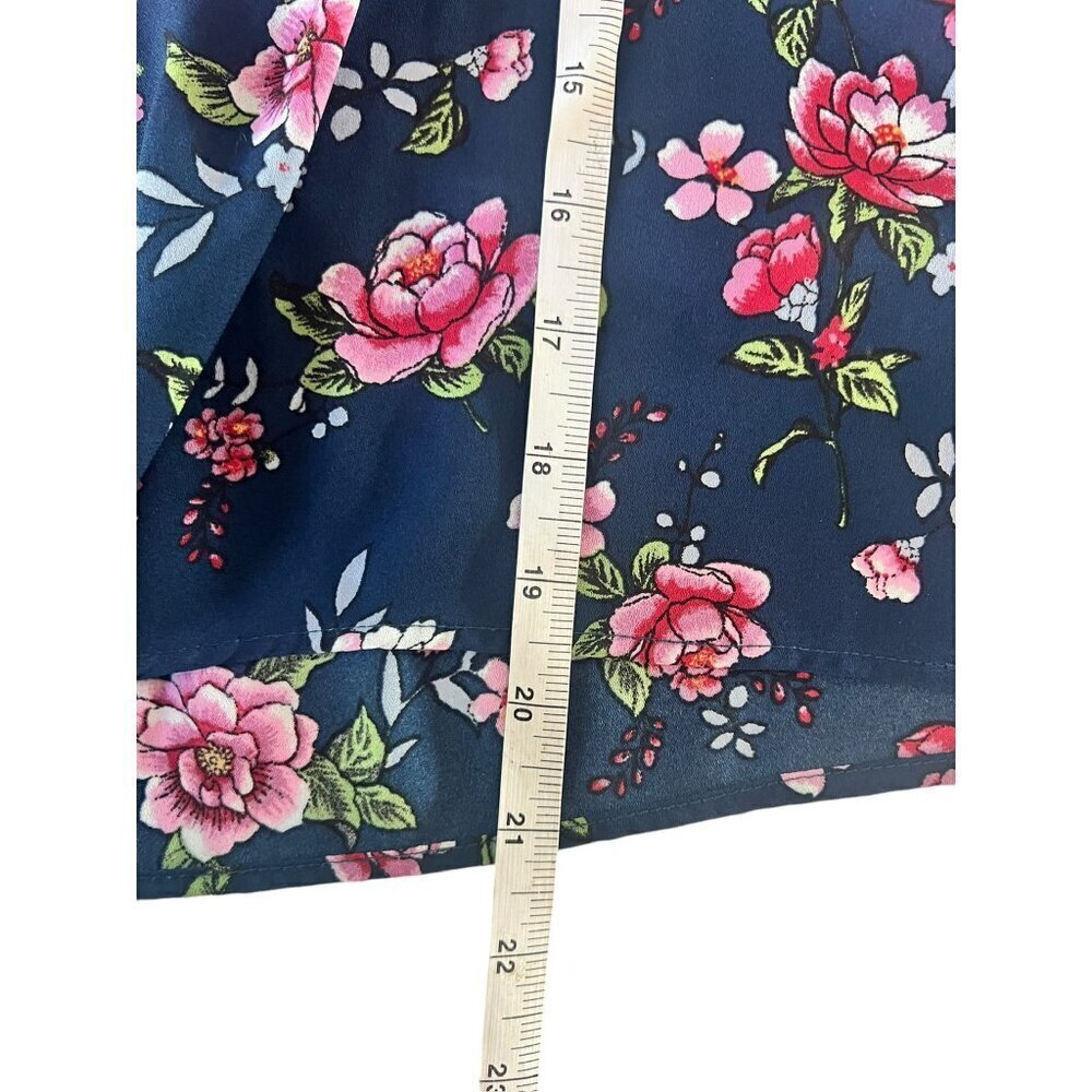 Pink Rose Women's Navy Blue Crop Top - Picture 6 of 7